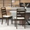 Costway Modern Dining Chair Set of 2/4 Upholstered Farmhouse Chairs with Rubber Wood Frame
